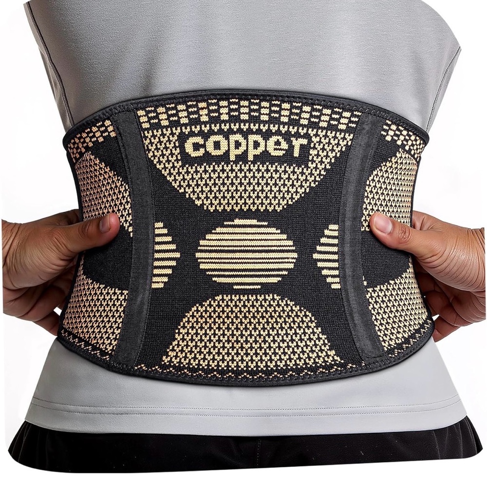 Black and Gold Support Belt